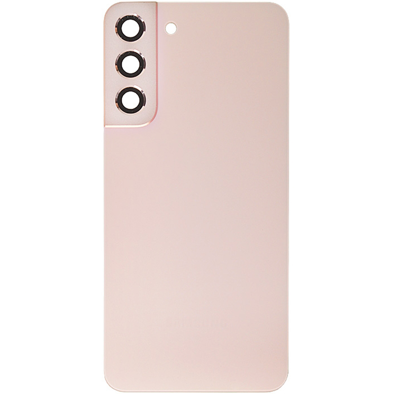 Samsung Galaxy S22 Back Glass Phantom Pink Gold With Camera Lens
